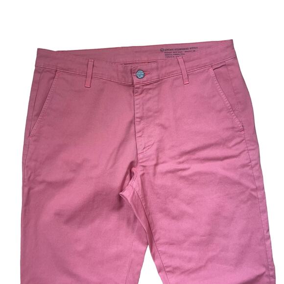 Adriano Goldschmied Standard Issue Khaki Straight Leg Stretch Twill Size 32 - Picture 2 of 6